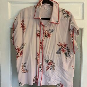 Hawaiian Pattern/ Fun Button Down